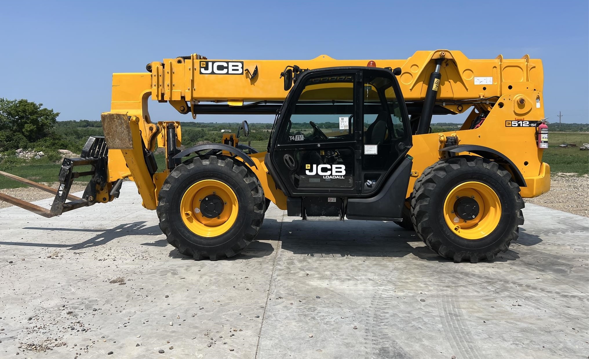 Blue Telehandler | Equipment Rental